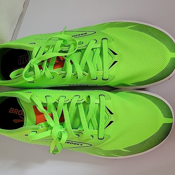 Men\'s Brooks Draft‎ XC Running Shoes, Green/Red, Size 11, NWOB, Missing Spikes main image 7